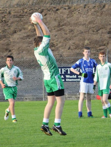 Action from the under 14 regional league final against Naomh Conaill.