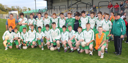 Action from the under 14 regional league final against Naomh Conaill.