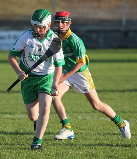 Action from the under 16 hurling championship game between Aodh Ruadh and Buncrana.