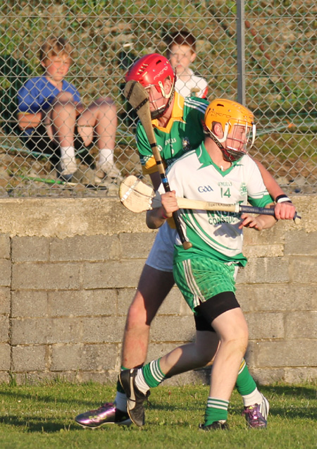 Action from the under 16 hurling championship game between Aodh Ruadh and Buncrana.