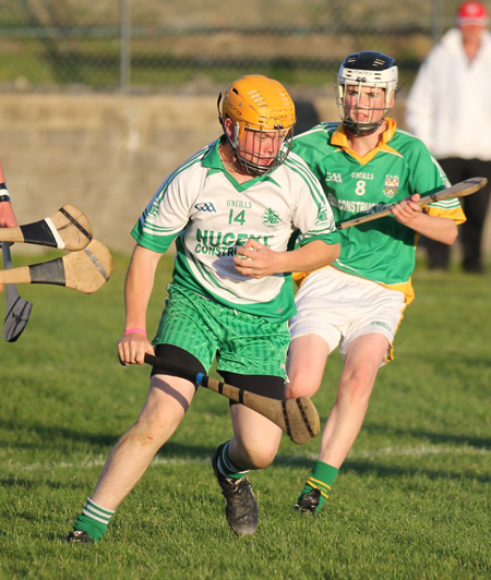 Action from the under 16 hurling championship game between Aodh Ruadh and Buncrana.