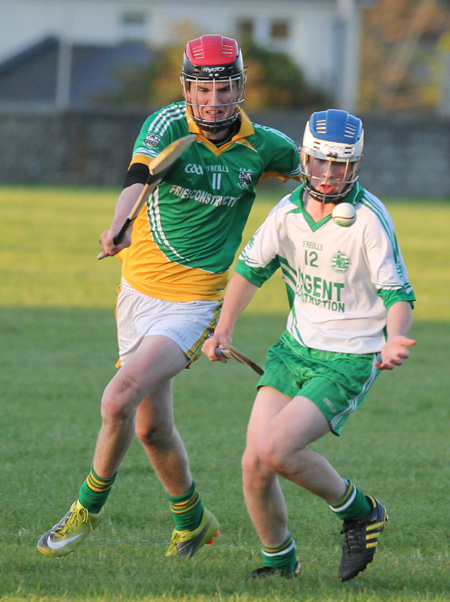 Action from the under 16 hurling championship game between Aodh Ruadh and Buncrana.