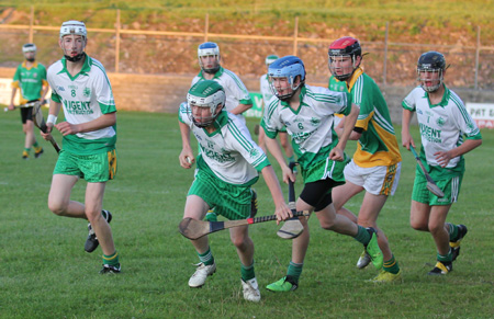 Action from the under 16 hurling championship game between Aodh Ruadh and Buncrana.