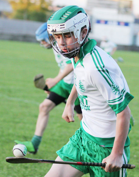 Action from the under 16 hurling championship game between Aodh Ruadh and Buncrana.