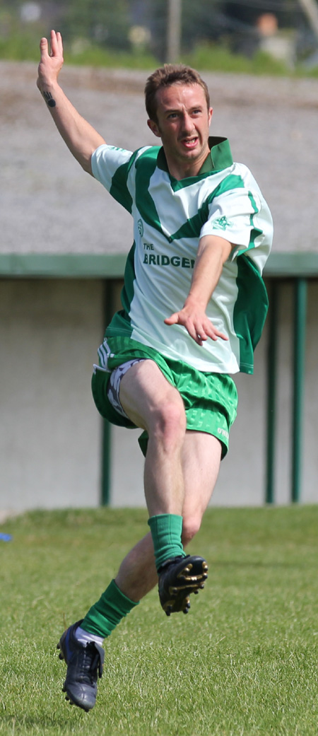 Action from the division 3 reserve league match against Naomh Mhuire.