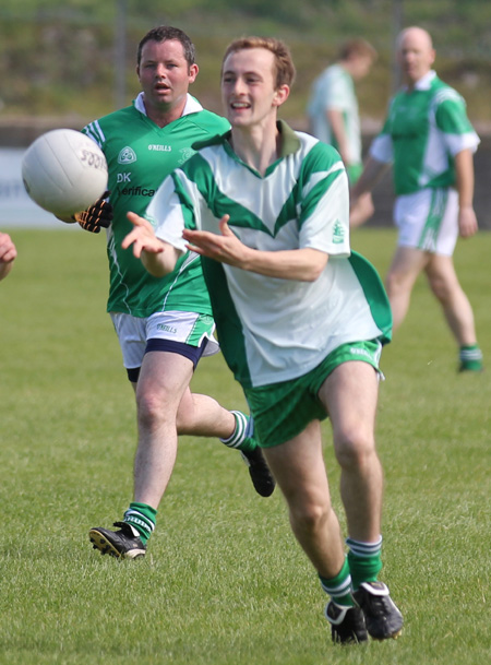 Action from the division 3 reserve league match against Naomh Mhuire.