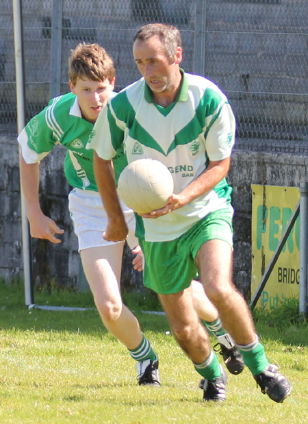 Action from the division 3 reserve league match against Naomh Mhuire.