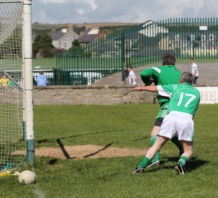 Action from the division 3 reserve league match against Naomh Mhuire.