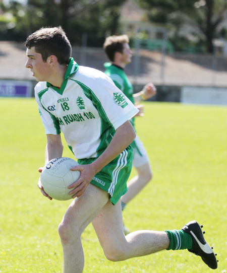 Action from the division 3 reserve league match against Naomh Mhuire.