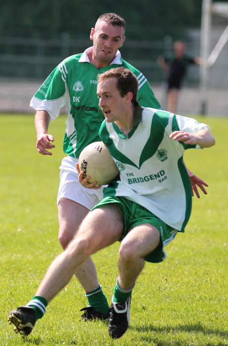 Action from the division 3 reserve league match against Naomh Mhuire.