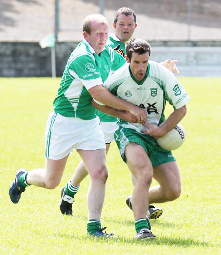 Action from the division 3 reserve league match against Naomh Mhuire.