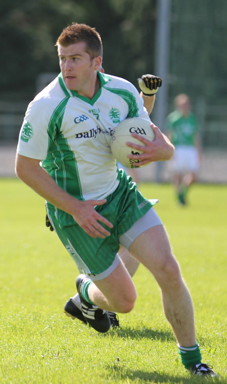 Action from the division 3 league match against Naomh Mhuire.