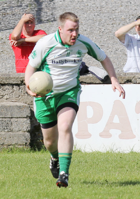 Action from the division 3 league match against Naomh Mhuire.