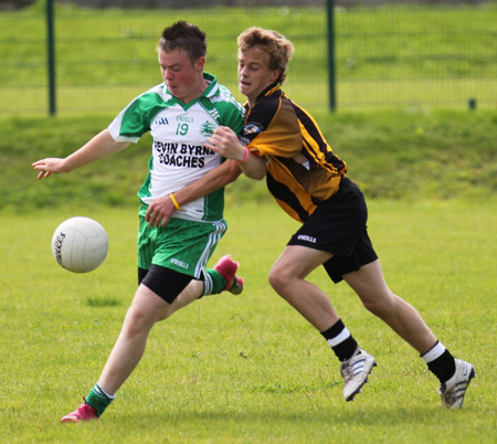 Action from the under 16 challenge against Mountbellew Moylough of Galway.