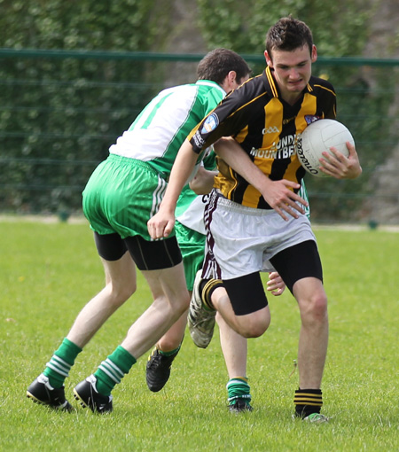 Action from the under 16 challenge against Mountbellew Moylough of Galway.