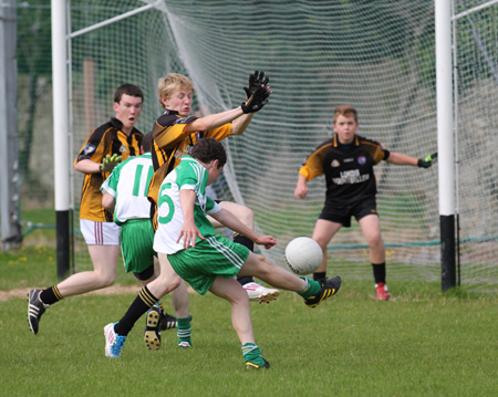 Action from the under 16 challenge against Mountbellew Moylough of Galway.