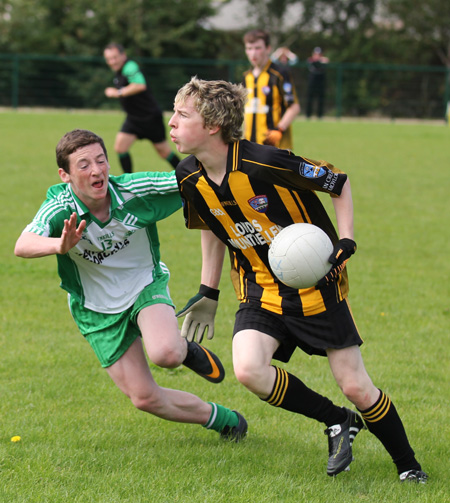 Action from the under 16 challenge against Mountbellew Moylough of Galway.