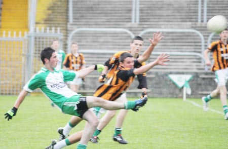 Action from the under 16 county championship final against Naomh Mhuire.