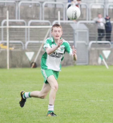 Action from the under 16 county championship final against Naomh Mhuire.