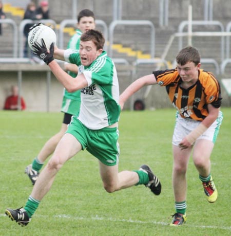 Action from the under 16 county championship final against Naomh Mhuire.