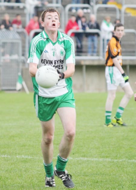 Action from the under 16 county championship final against Naomh Mhuire.