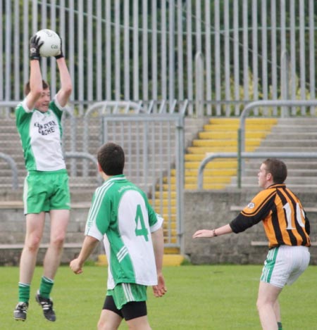 Action from the under 16 county championship final against Naomh Mhuire.