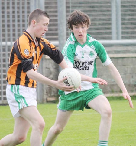 Action from the under 16 county championship final against Naomh Mhuire.