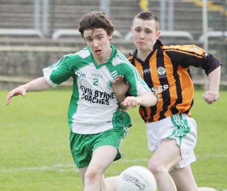 Action from the under 16 county championship final against Naomh Mhuire.