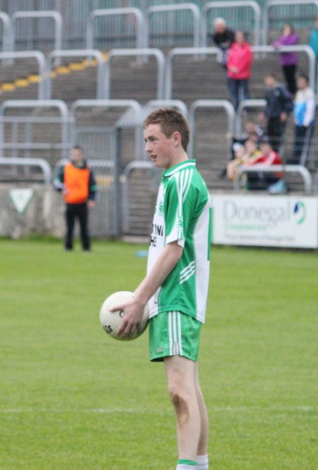 Action from the under 16 county championship final against Naomh Mhuire.