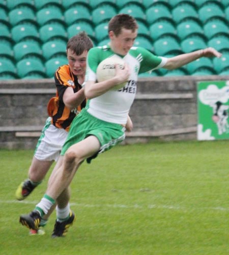 Action from the under 16 county championship final against Naomh Mhuire.