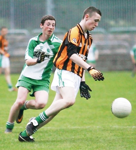 Action from the under 16 county championship final against Naomh Mhuire.