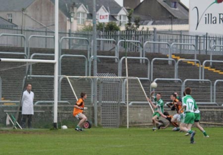 Action from the under 16 county championship final against Naomh Mhuire.