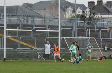 Action from the under 16 county championship final against Naomh Mhuire.