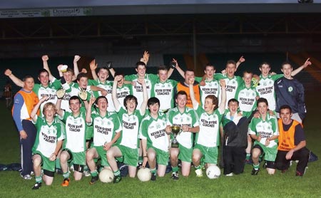 Action from the under 16 county championship final against Naomh Mhuire.