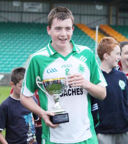 Action from the under 16 county championship final against Naomh Mhuire.