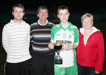 Action from the under 16 county championship final against Naomh Mhuire.