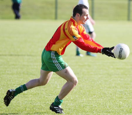 Action from the intermediate reserve football championship match against Saint Naul's.