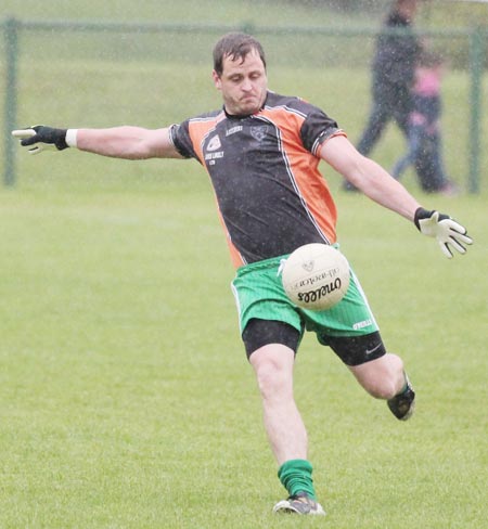 Action from the intermediate football championship match against Saint Naul's.