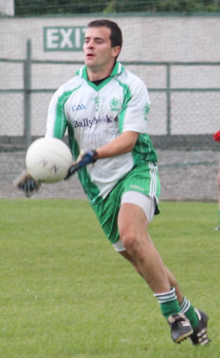 Action from the intermediate football championship match against Saint Naul's.