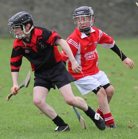 Action from the Aodh Ó Dlaigh tournament in Father Tierney Park.