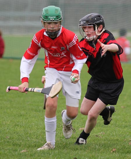 Action from the Aodh Ó Dlaigh tournament in Father Tierney Park.