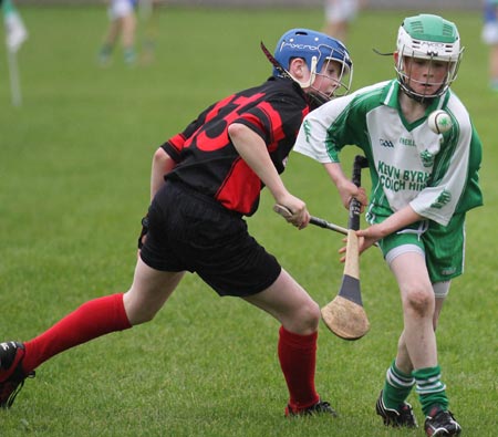 Action from the Aodh Ó Dlaigh tournament in Father Tierney Park.