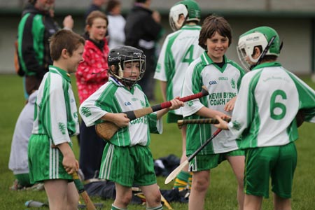 Action from the Aodh Ó Dlaigh tournament in Father Tierney Park.