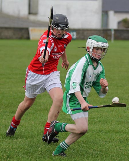 Action from the Aodh Ó Dlaigh tournament in Father Tierney Park.