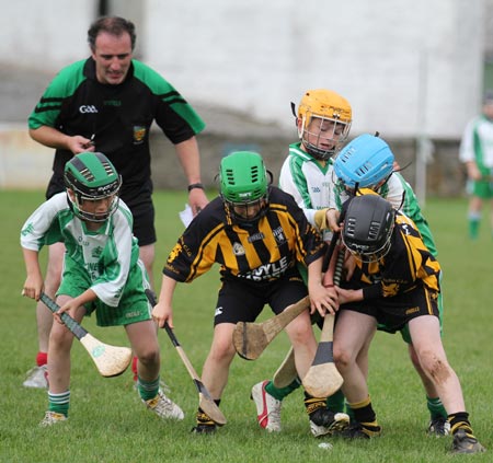 Action from the Aodh Ó Dlaigh tournament in Father Tierney Park.