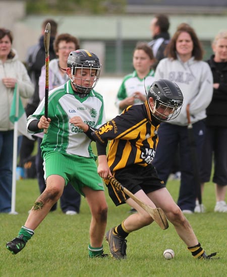 Action from the Aodh Ó Dlaigh tournament in Father Tierney Park.