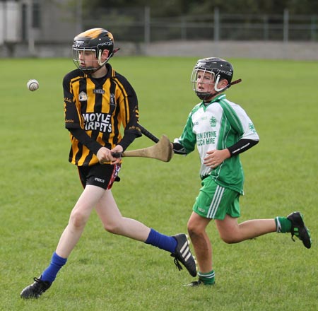 Action from the Aodh Ó Dlaigh tournament in Father Tierney Park.