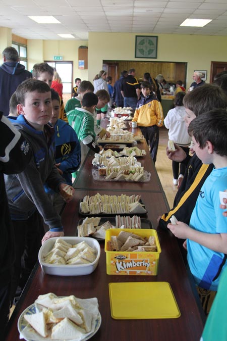 Action from the Aodh Ó Dlaigh tournament in Father Tierney Park.