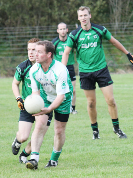 Action from the league match against Naomh Bríd.