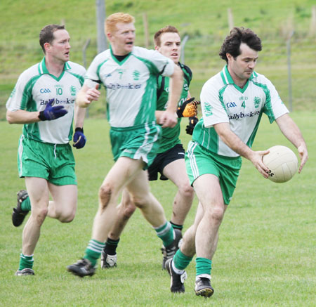 Action from the league match against Naomh Bríd.